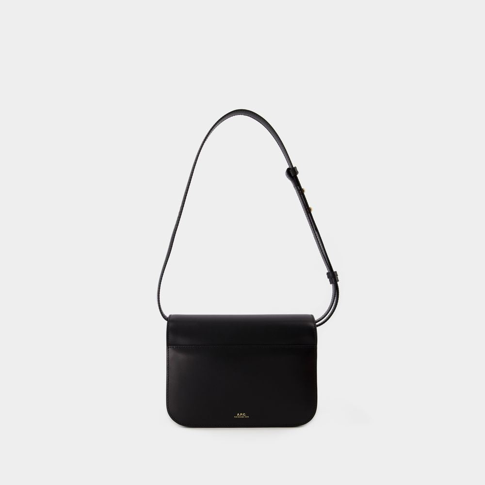 A.P.C. Astra Small Crossbody - Leather - Black