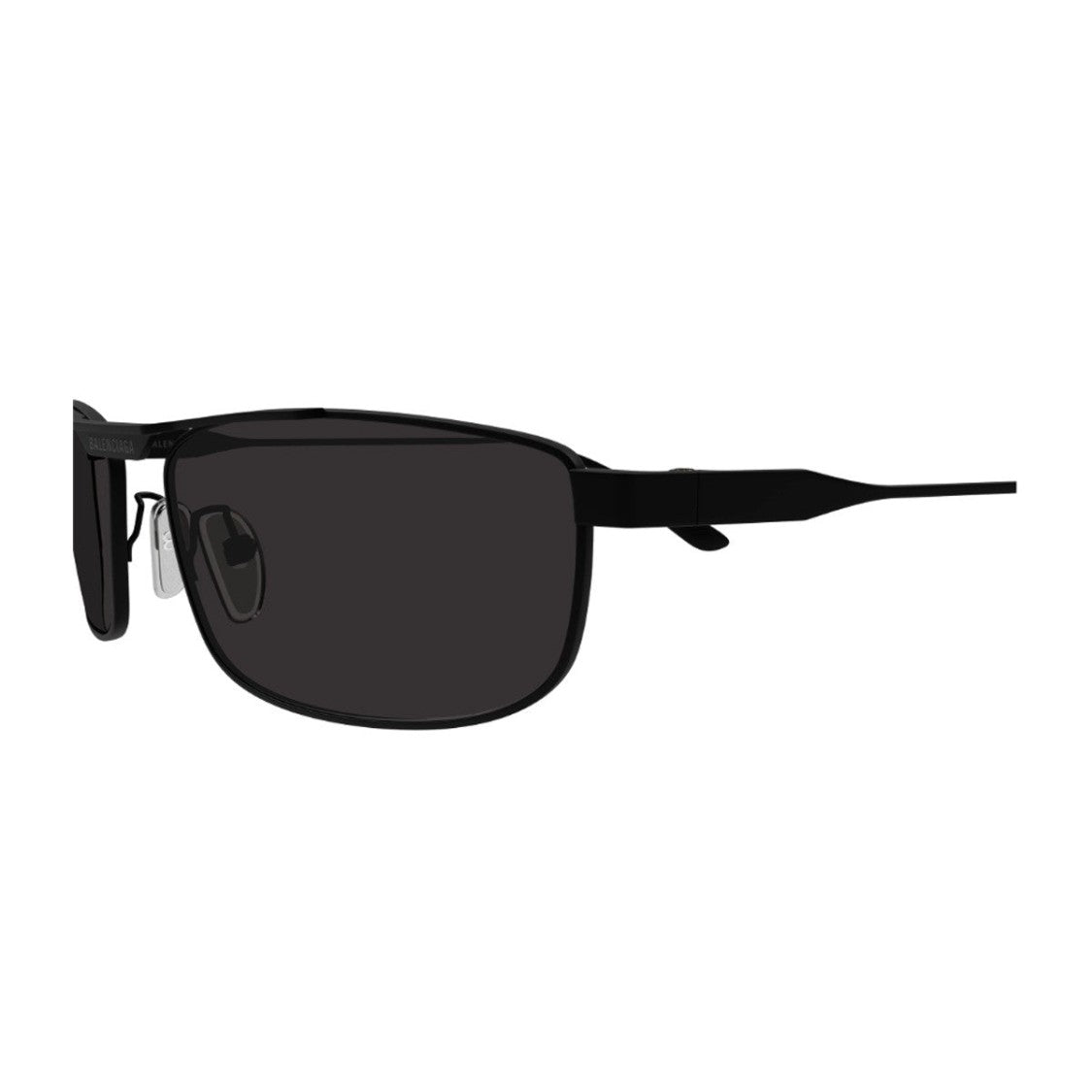 Balenciaga Black Tag 3.0 Everyday Bb0451s Metal Rectangular Sunglasses