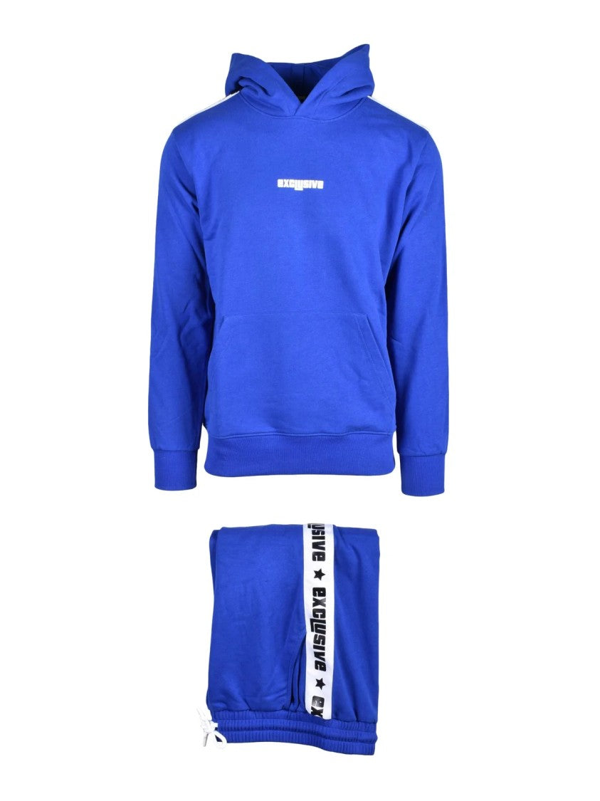 Exclusive Paris Blue Cotton Tracksuit