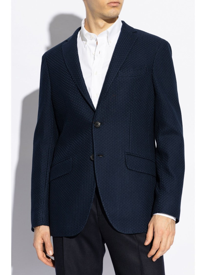 Etro Navy Roma Jersey Jacket