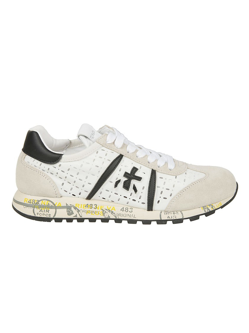 Premiata Lucyd Sporty White Polyamide Sneakers