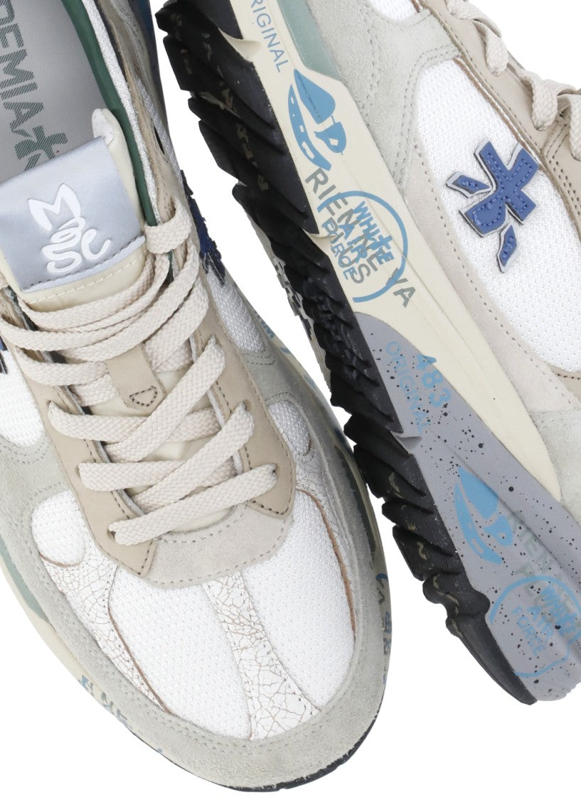 Premiata Beige Mase25 Ivory Inserts Sneakers