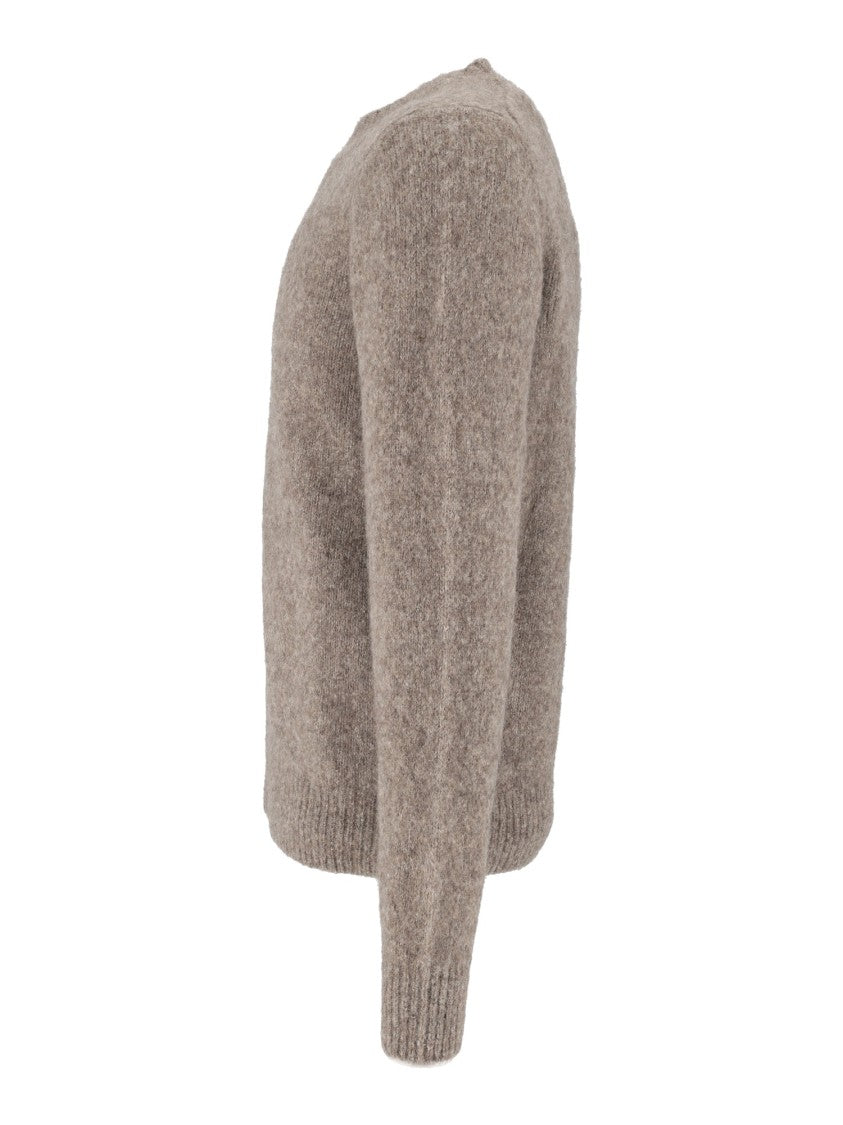 Ballantyne Textured Knit Round-Neck Crewneck Pullover Sweater