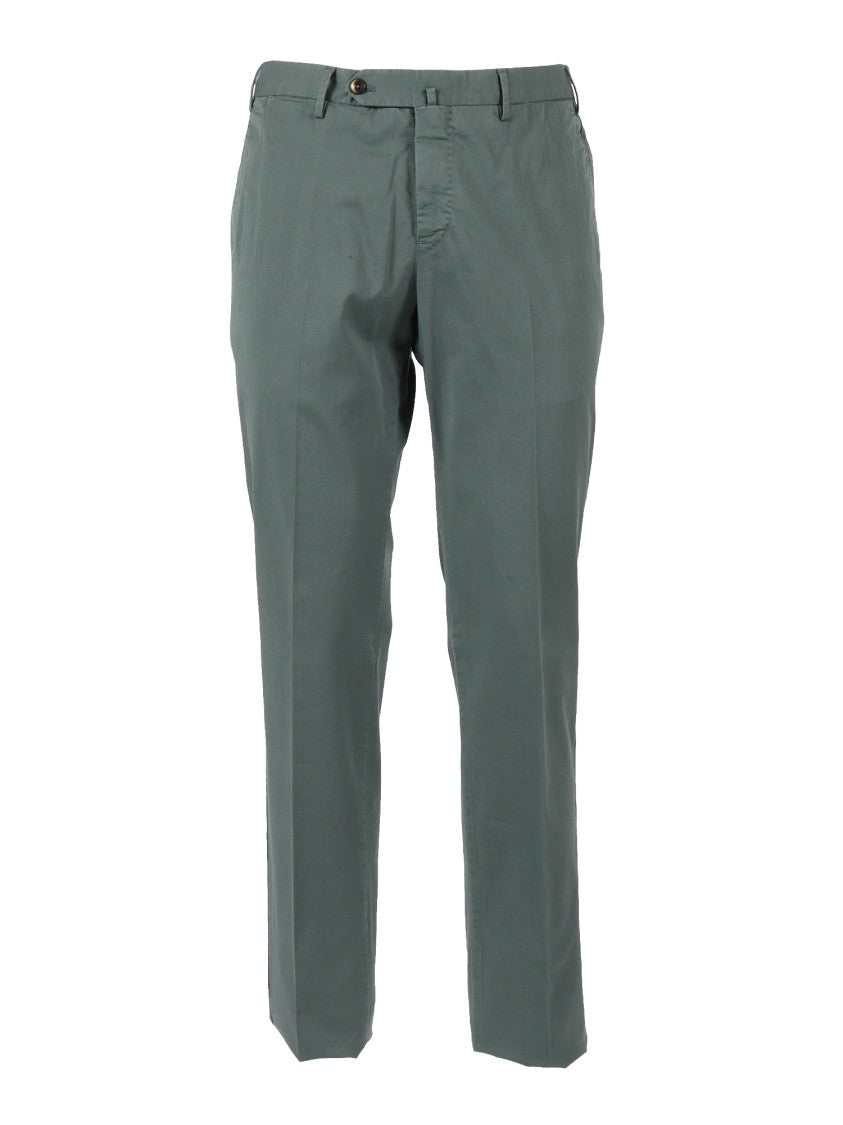 Pt01 Slim Flat Front Straight-Leg Pants