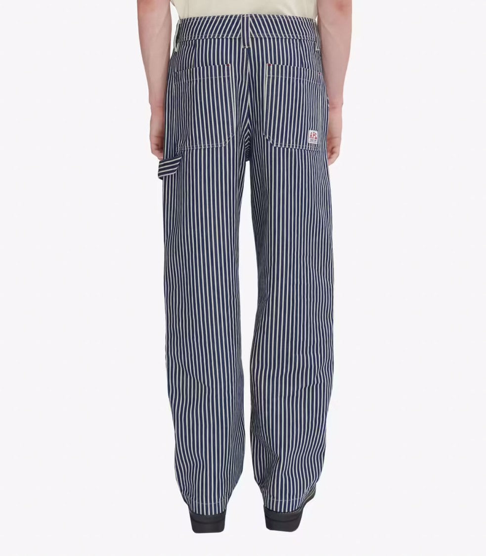 A.P.C. Unisex Carpenter Jeans With Heavyweight Striped Cotton Fabric