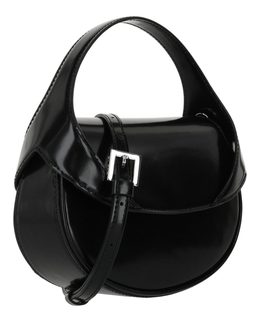 By Far Hari Patent Leather Shoulder Bag