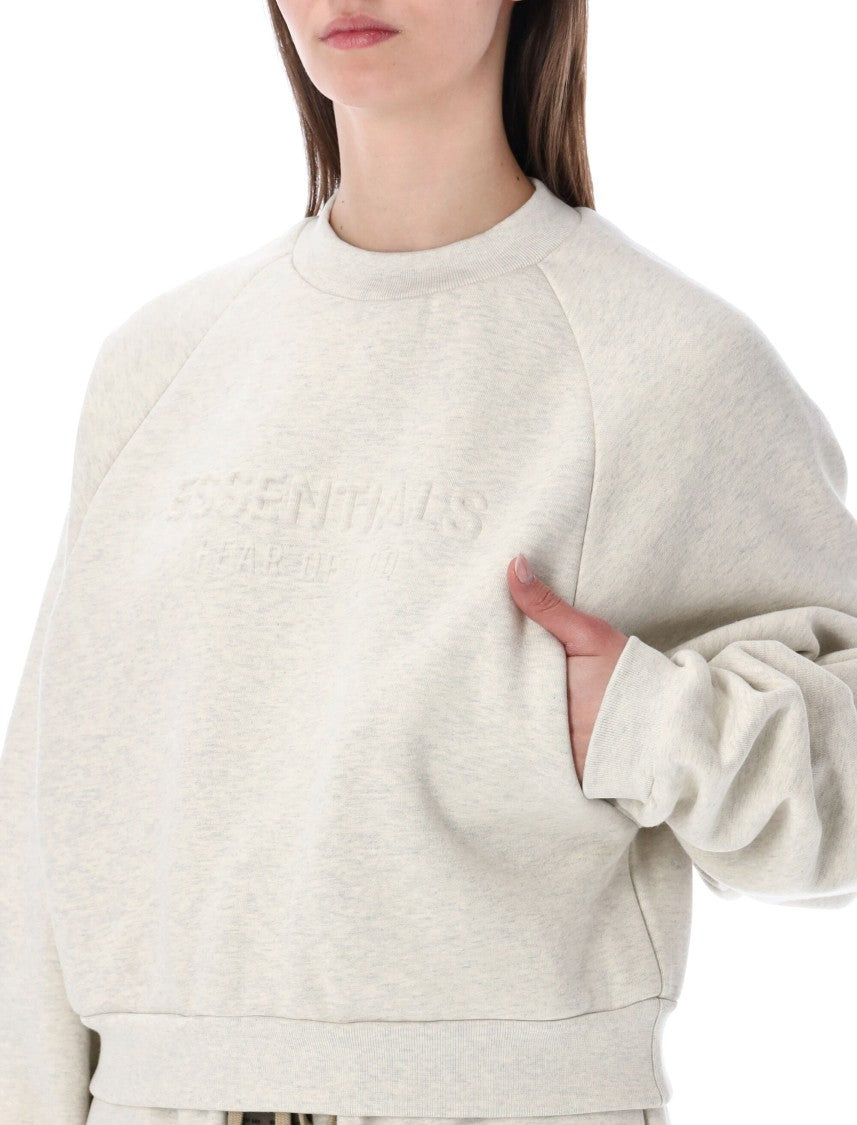 Fear Of God Essentials Beige 90’S Raglan Crewneck Sweatshirt