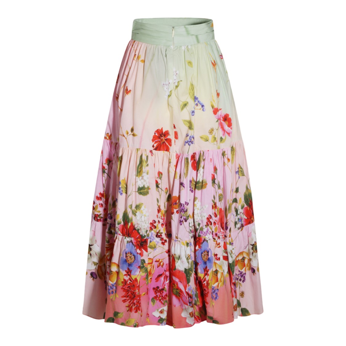 Roberto Cavalli Fitted Midi Skirt