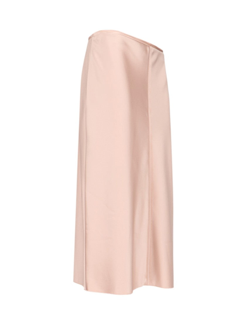 Ami Paris Midi Skirt – Pink