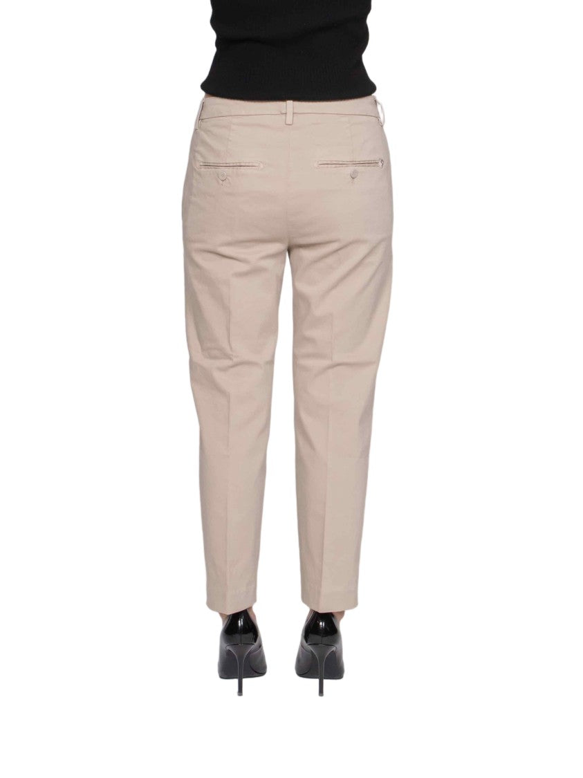 Dondup Tailored High-Waisted Pants With Button Fly Closure