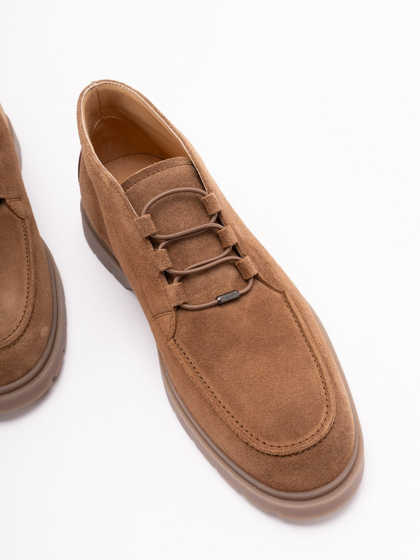 Tod's Polished Black Calf Leather Lace-Up Shoes