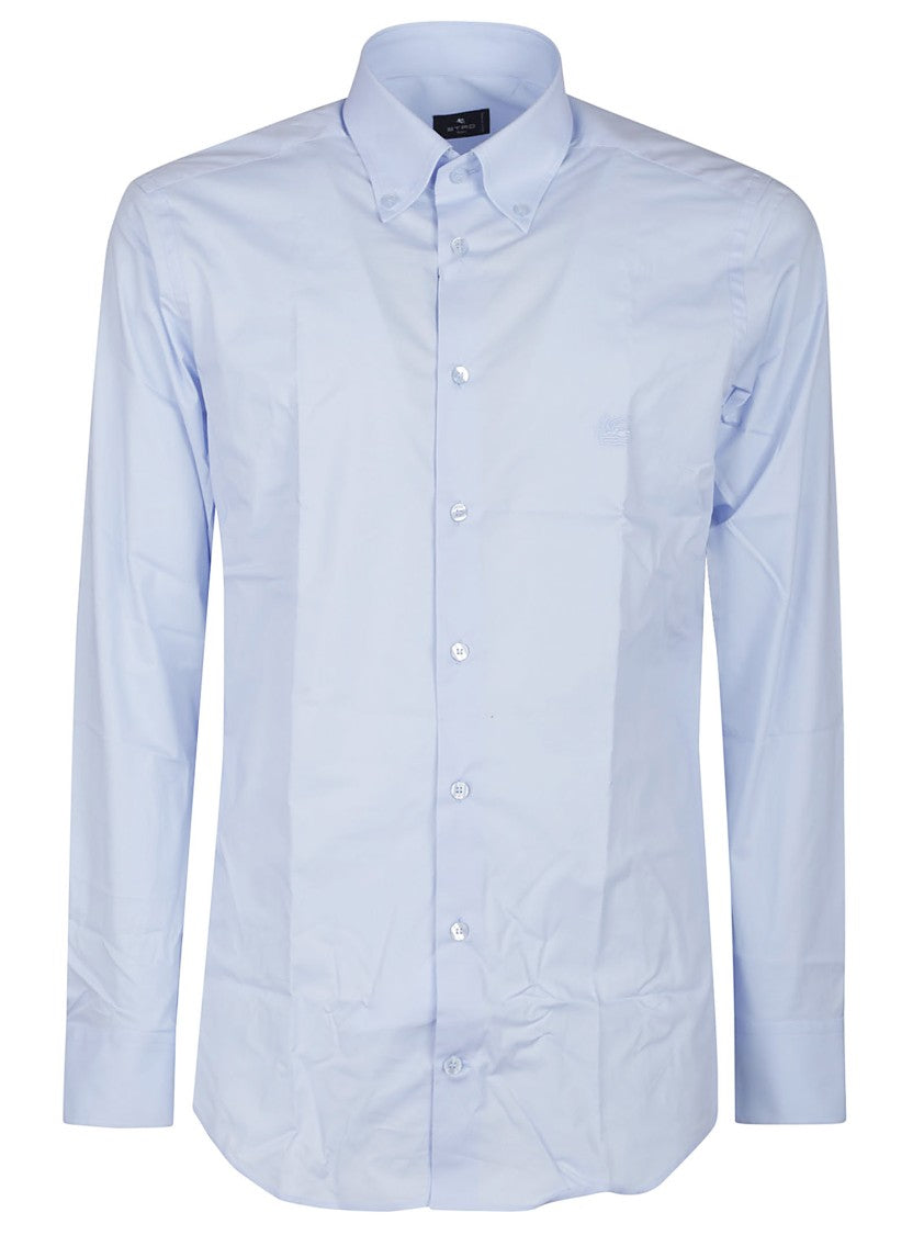 Etro Long Sleeve Fuji Cotton Shirt
