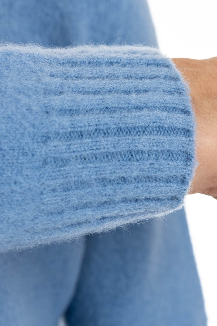 Drumohr Brushed Wool Garzata Crewneck Sweater
