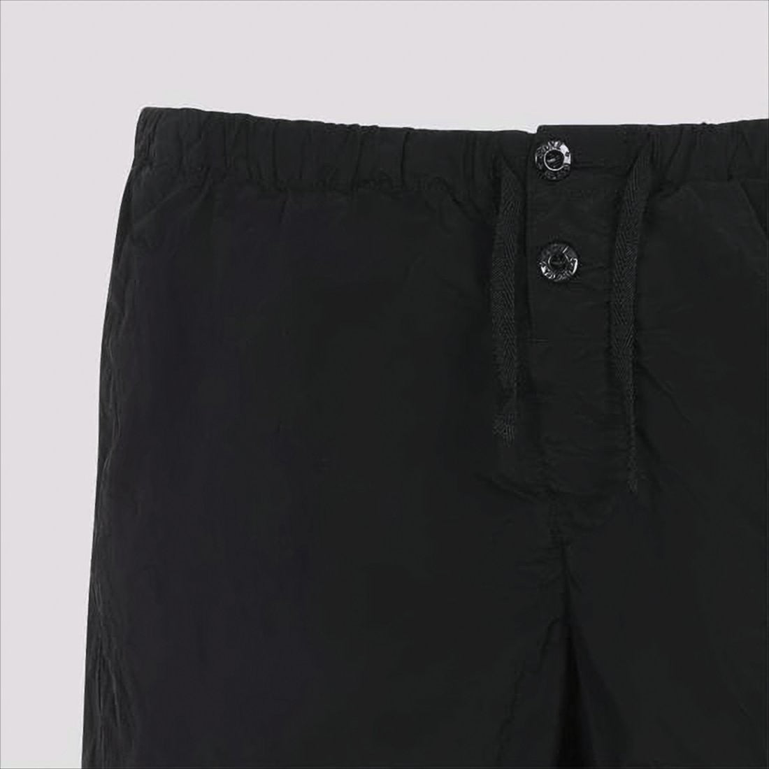 Stone Island Lightweight Black Polyamide Shorts