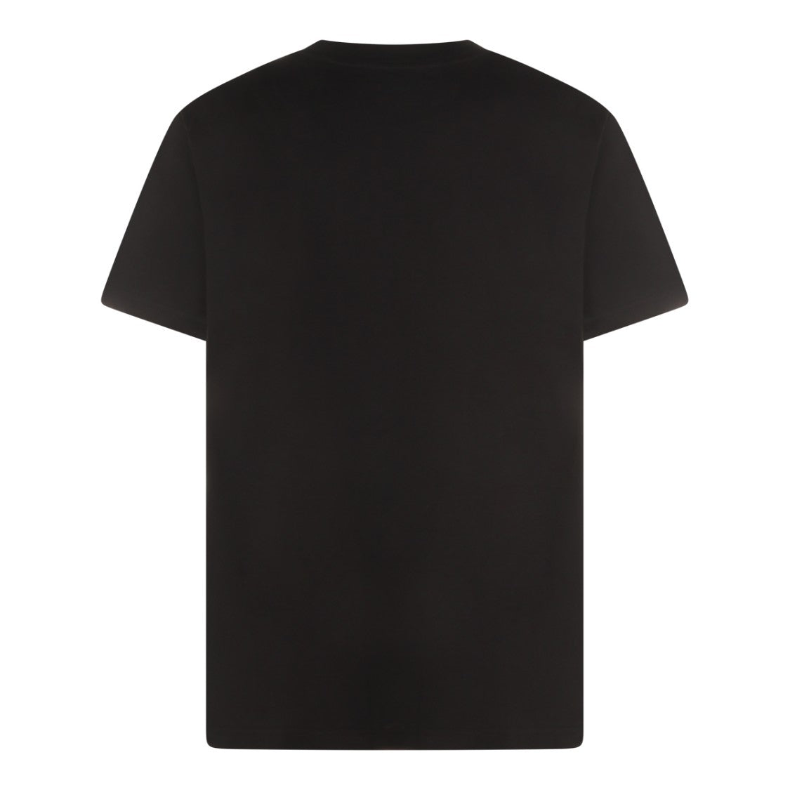 Moschino Short-Sleeve Black T-Shirt With Distinctive Graphic Print