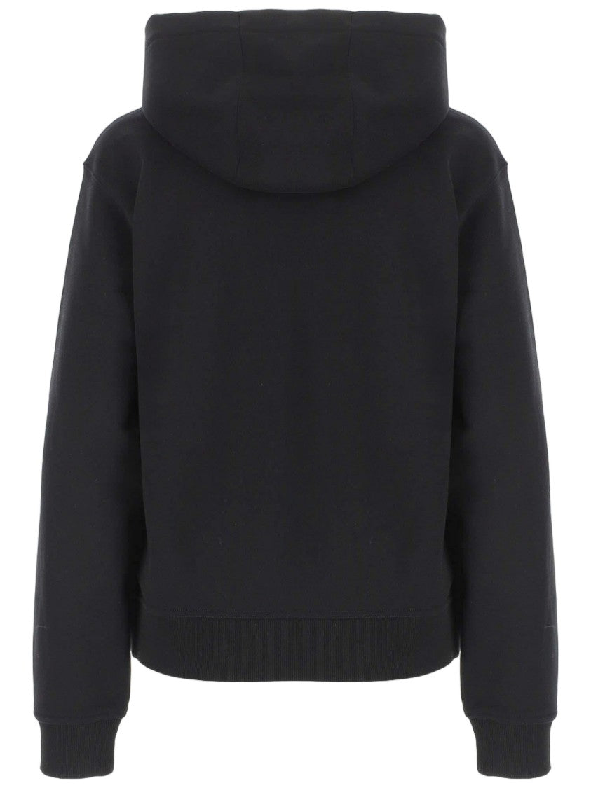 Just Cavalli Cotton Hooded Sweatshirt With Signature Logo Detail