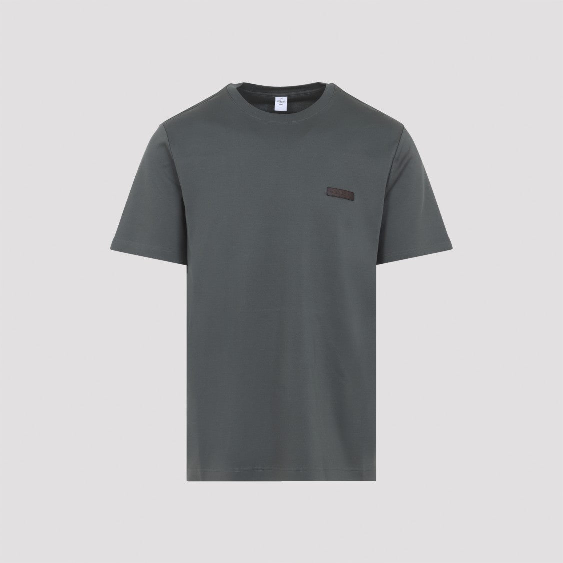 Berluti Dark Green Cotton Jersey T-Shirt With Embossed Logo