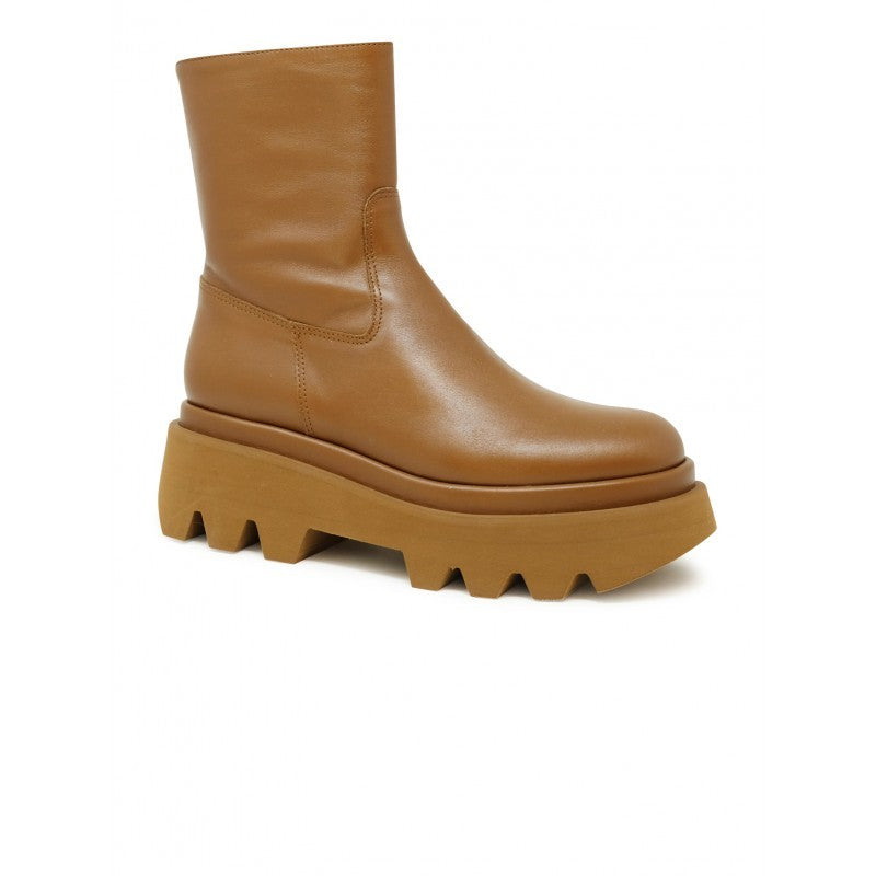 Paloma Barceló Brown Leather Osian Iris Boots