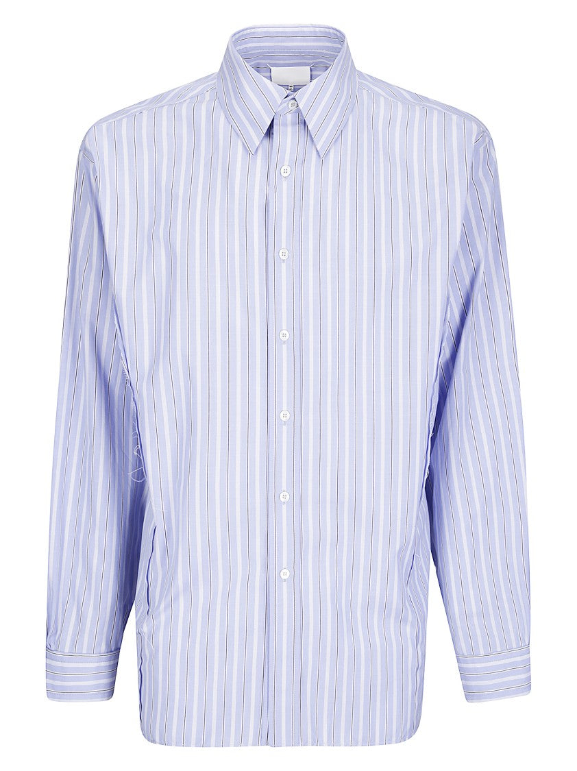 Maison Margiela Classic White Longsleeved Shirt With Structured Collar