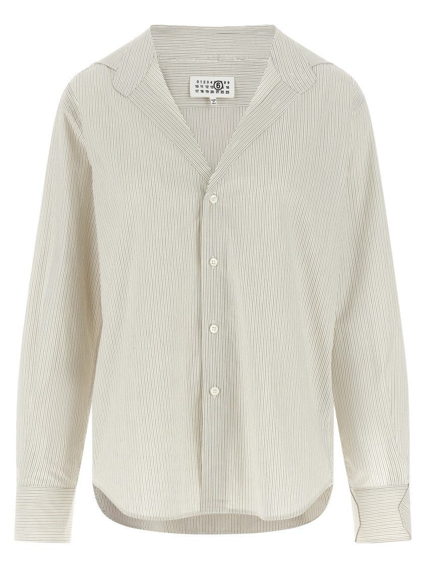 Mm6 By Maison Margiela Trompe L'oeil Collar Shirt