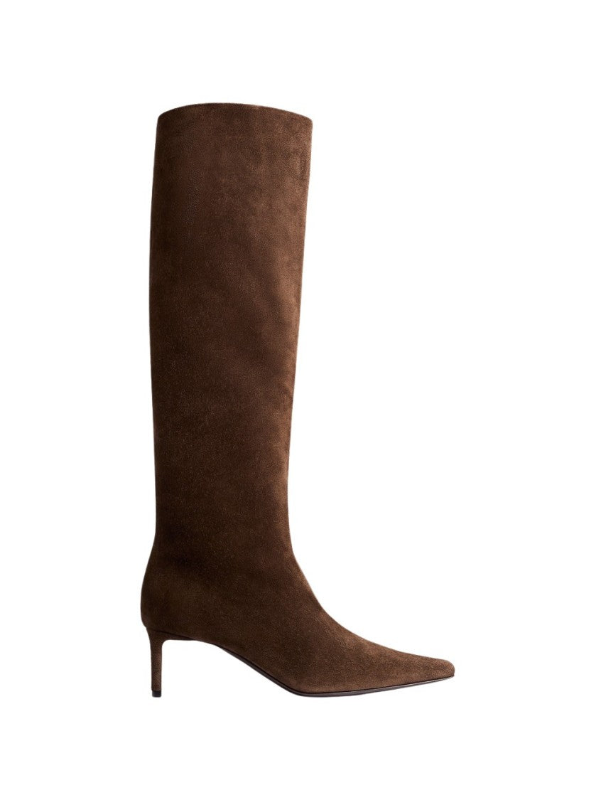 Khaite Ona Knee High Boot Ebano