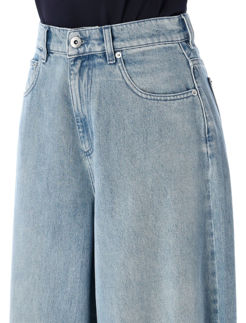 J. W. Anderson Light Blue Buckled Cuff Jeans
