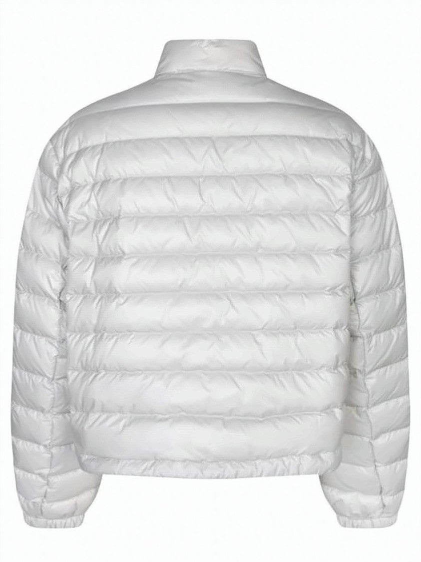 Moncler Quilted Short Padded Jacket With High Collar