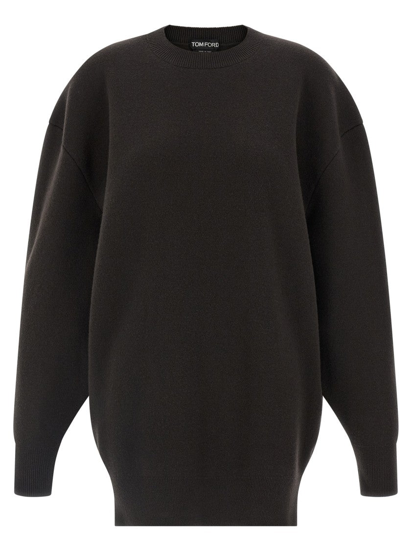 Tom Ford 'Sculptural Double Face' Dress