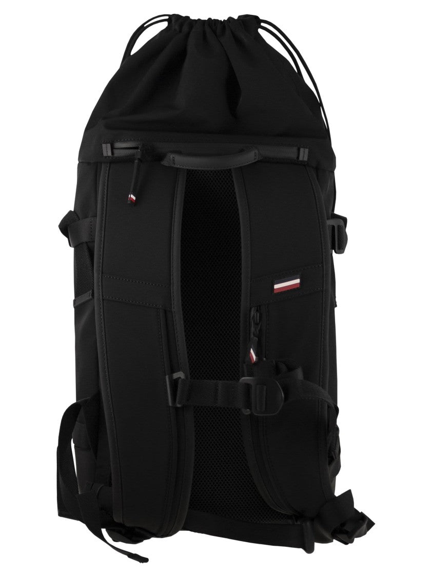 Moncler Grenoble Functional Black Water-Repellent Backpack