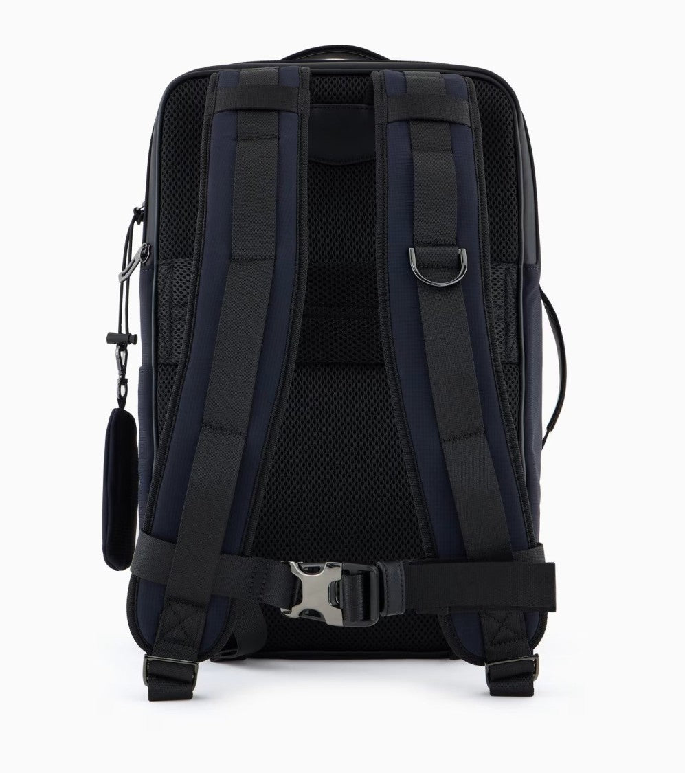 Emporio Armani Multi-Compartment Backpack With Padded Straps
