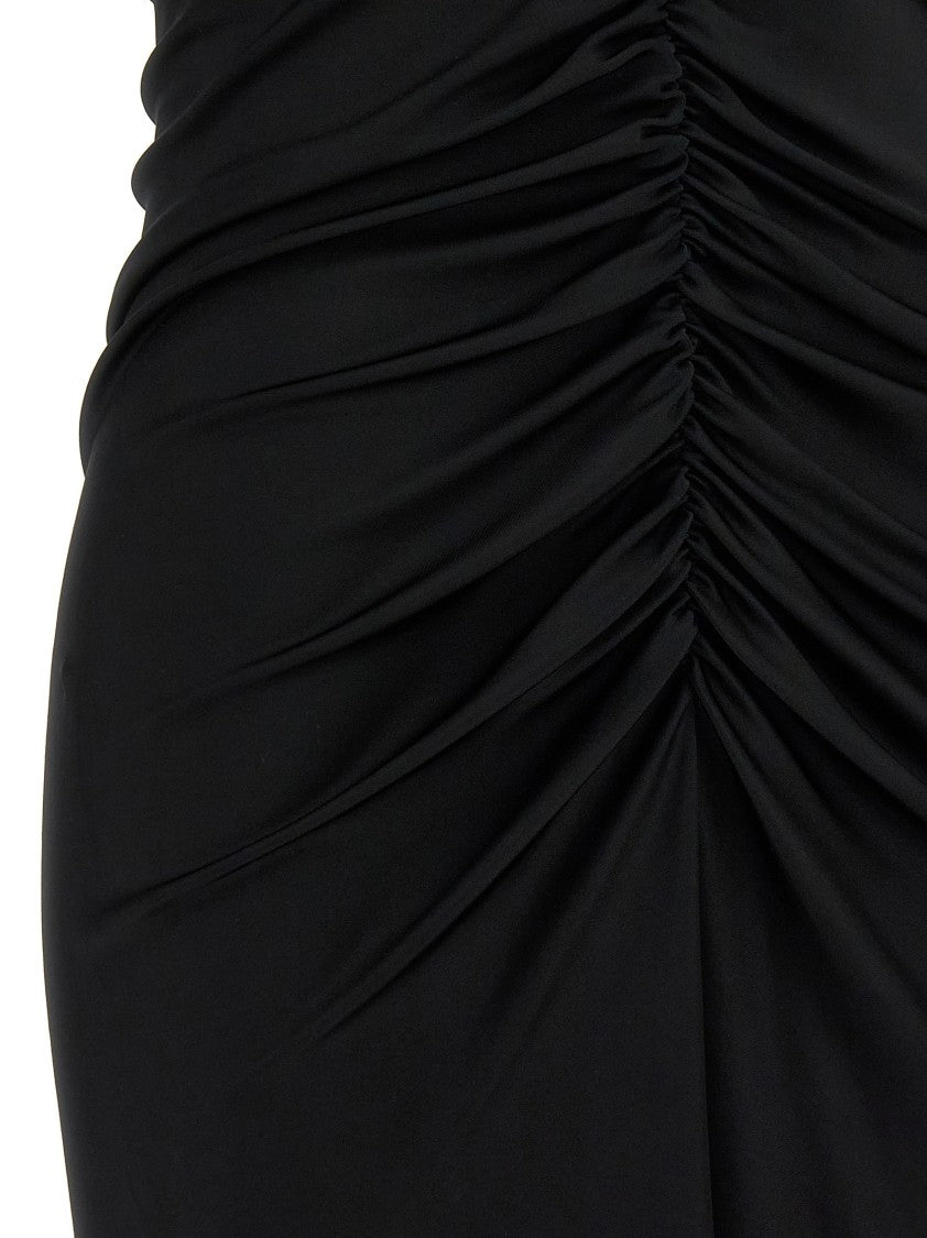 Victoria Beckham 'Long Sleeve Ruched Mini' Dress