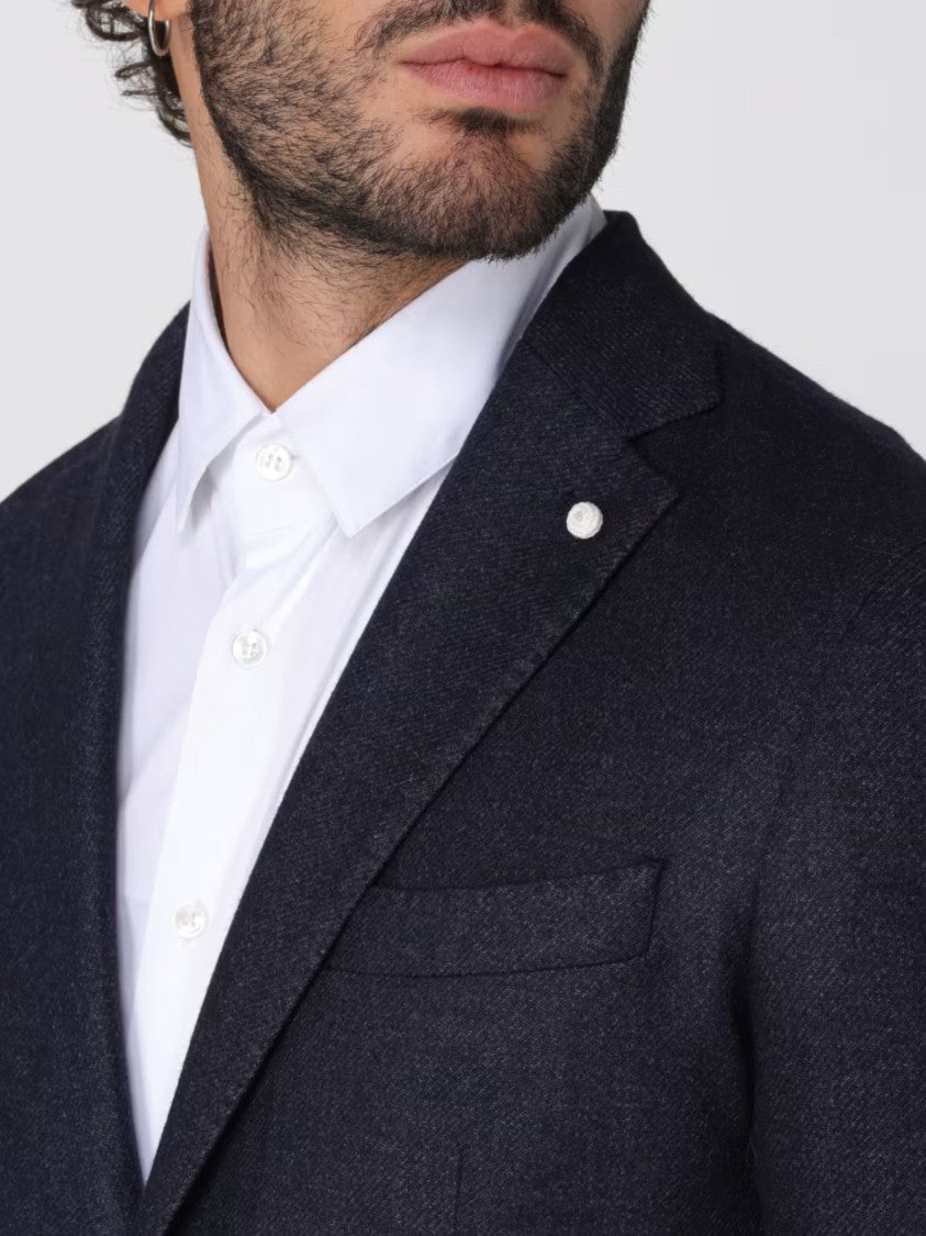 Luigi Bianchi Wool-Blend Tailored Jacket