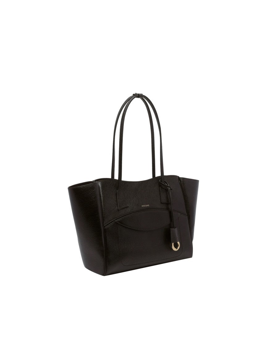 Hidesins Soft Calf Leather Magnetic Closure Tote Bag