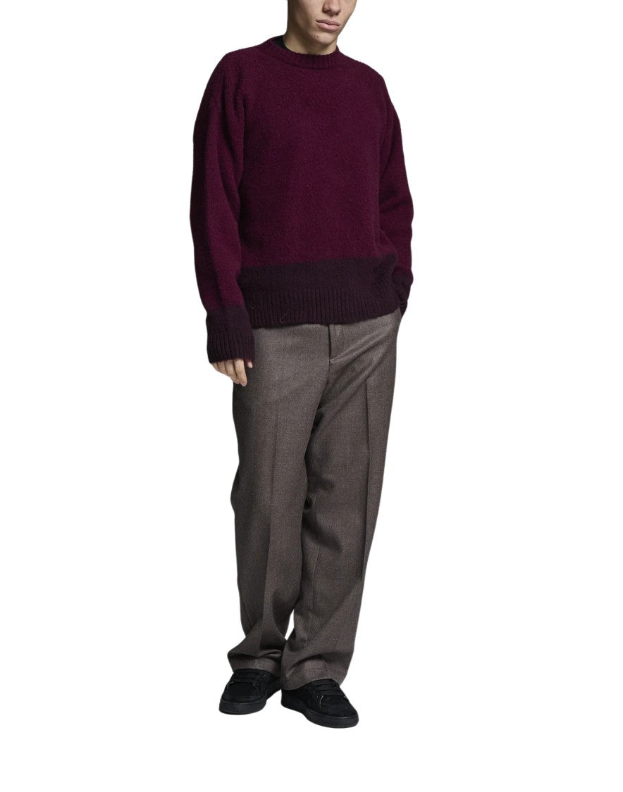 Paura Asia Virgin Wool Crewneck Sweater