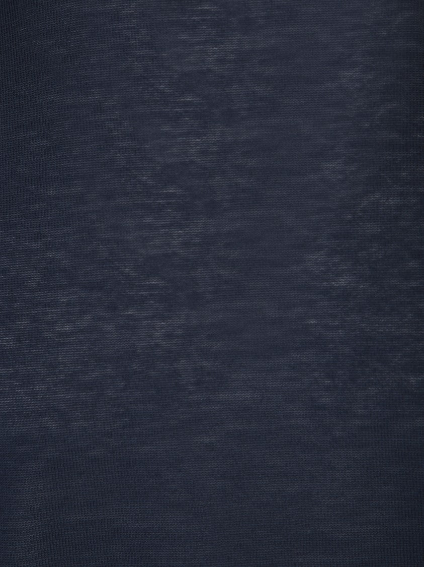 Dell'oglio Modern Crew Neck T-Shirt In Blue