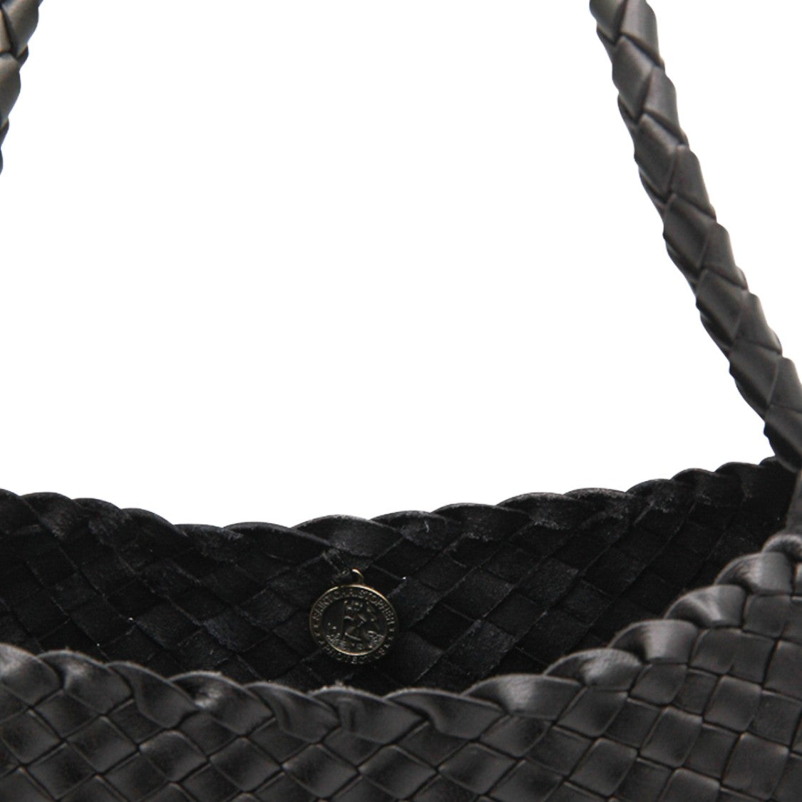 Dragon Diffusion Knitted Leather Rosanna Shoulder Bag With Top Handle