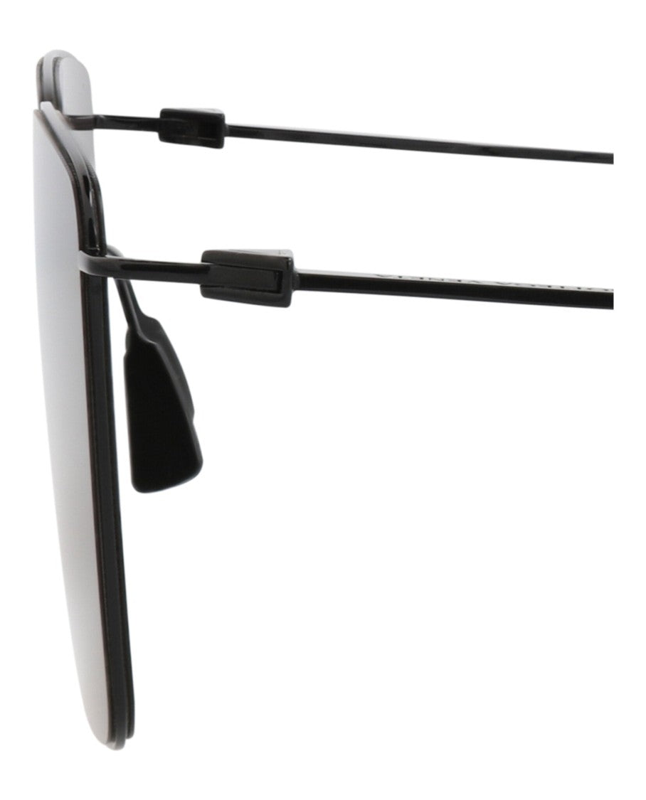 Bottega Veneta Square-Frame Metal Sunglasses