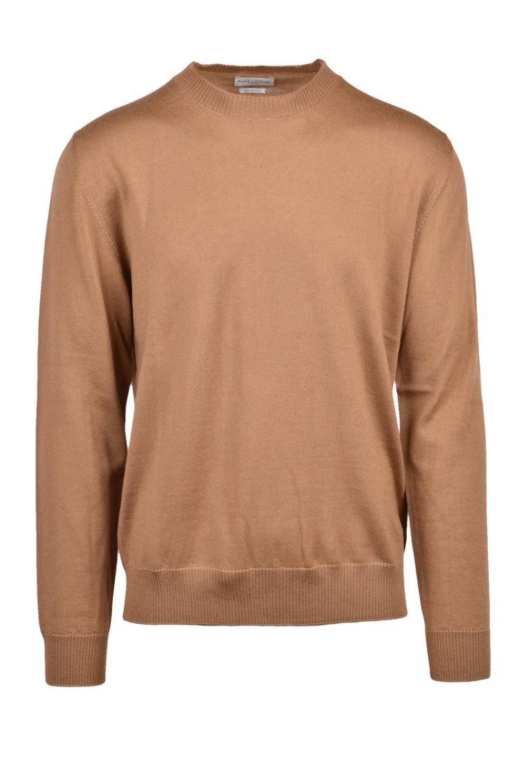 Ballantyne Wool Crewneck Pullover - Brown
