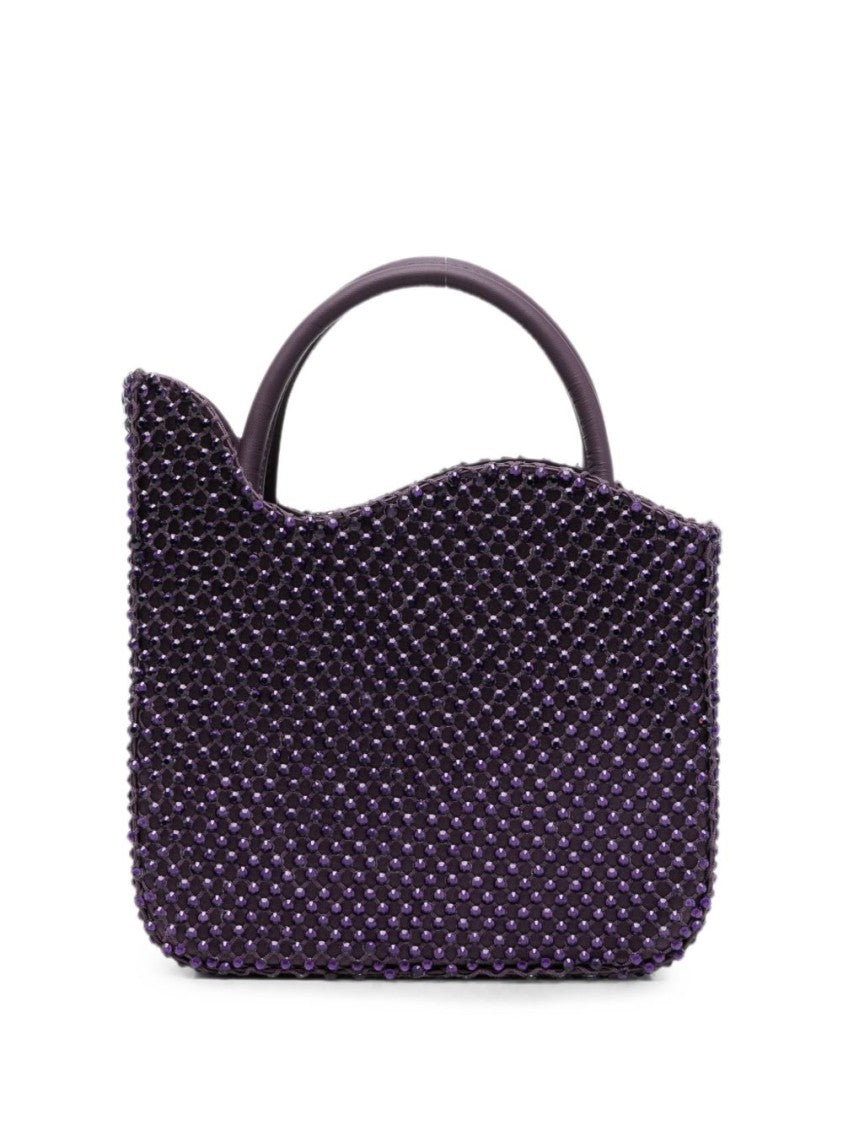 Le Silla Structured Wavy Top-Handle Bag