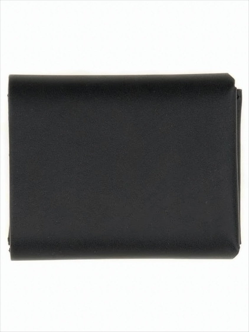 Jil Sander Minimalist Calf Leather Half-Fold Wallet