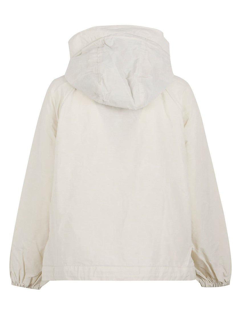 Barbour Flared Lightweight Jacket With Tartan-Lined Hood