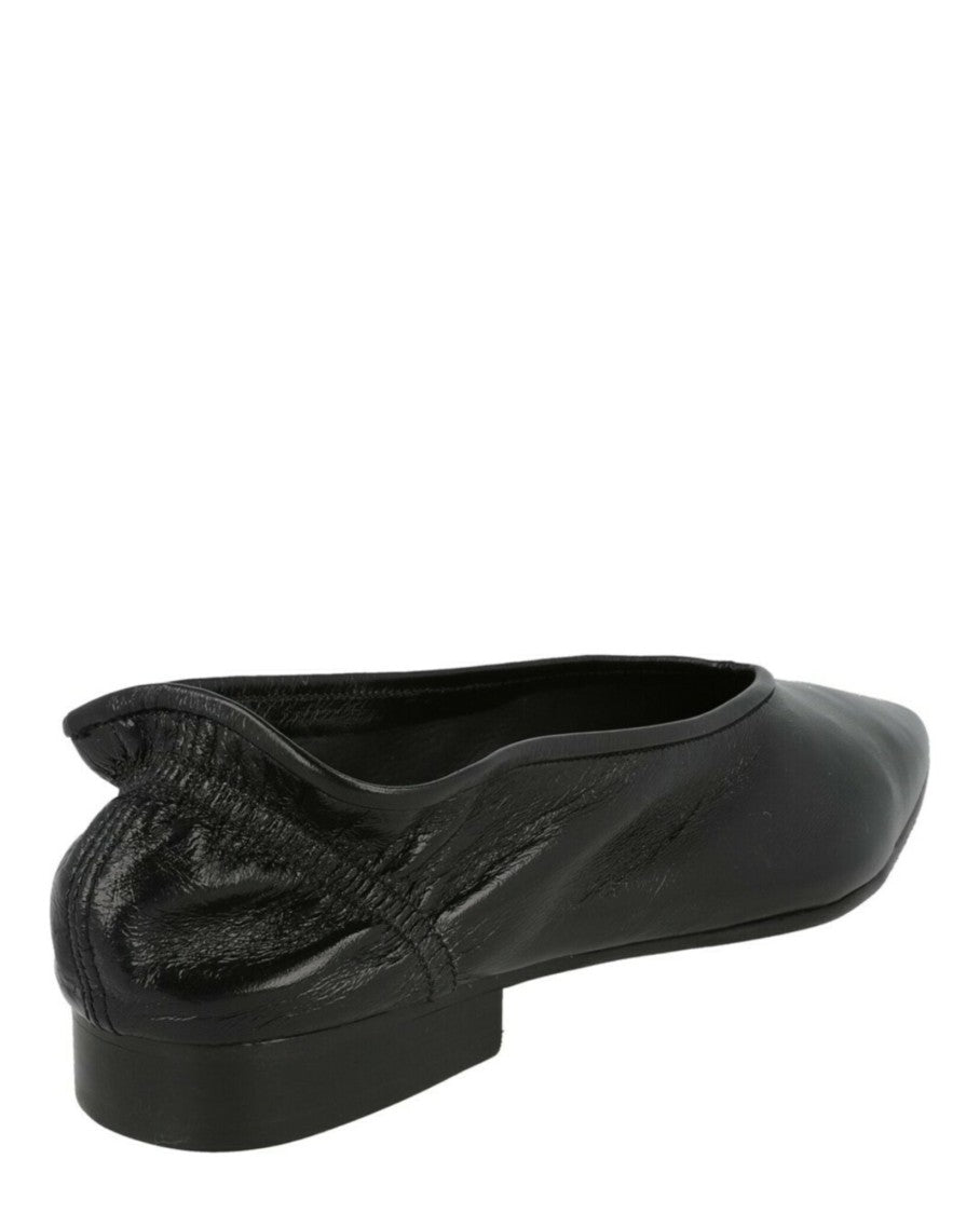 By Far Carre Leather Flats
