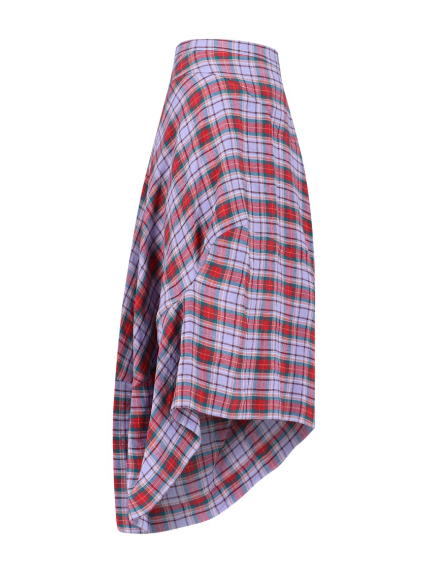 Vivienne Westwood "Aeroplane" Midi Skirt – Multicolor