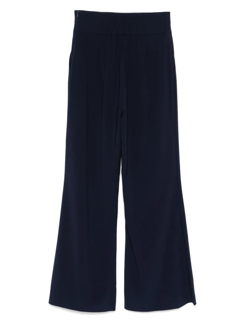 D. Exterior Tailored Straight-Leg Minimalist Design Pants