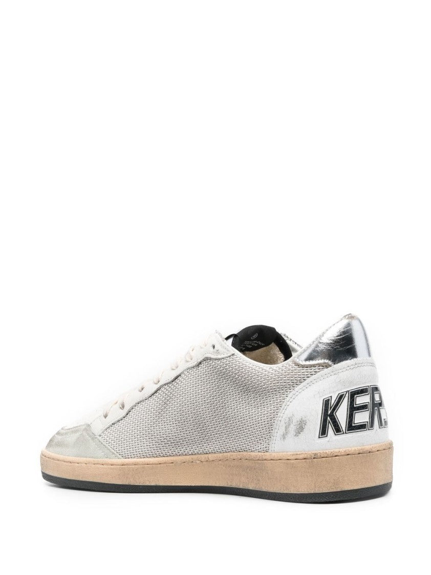 Golden Goose Perforated Mesh And Suede Low-Top Sneakers
