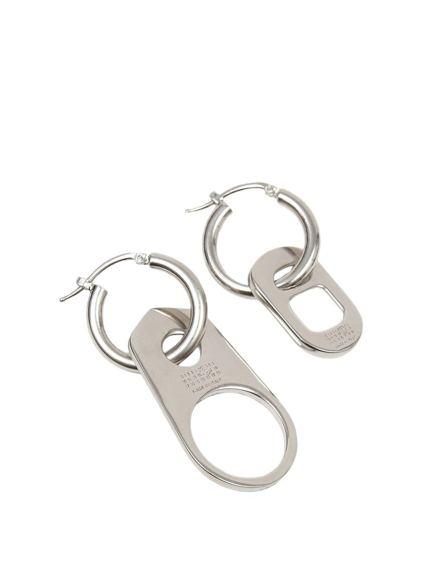 Mm6 By Maison Margiela Bottle Cap Metallic Drop Earrings