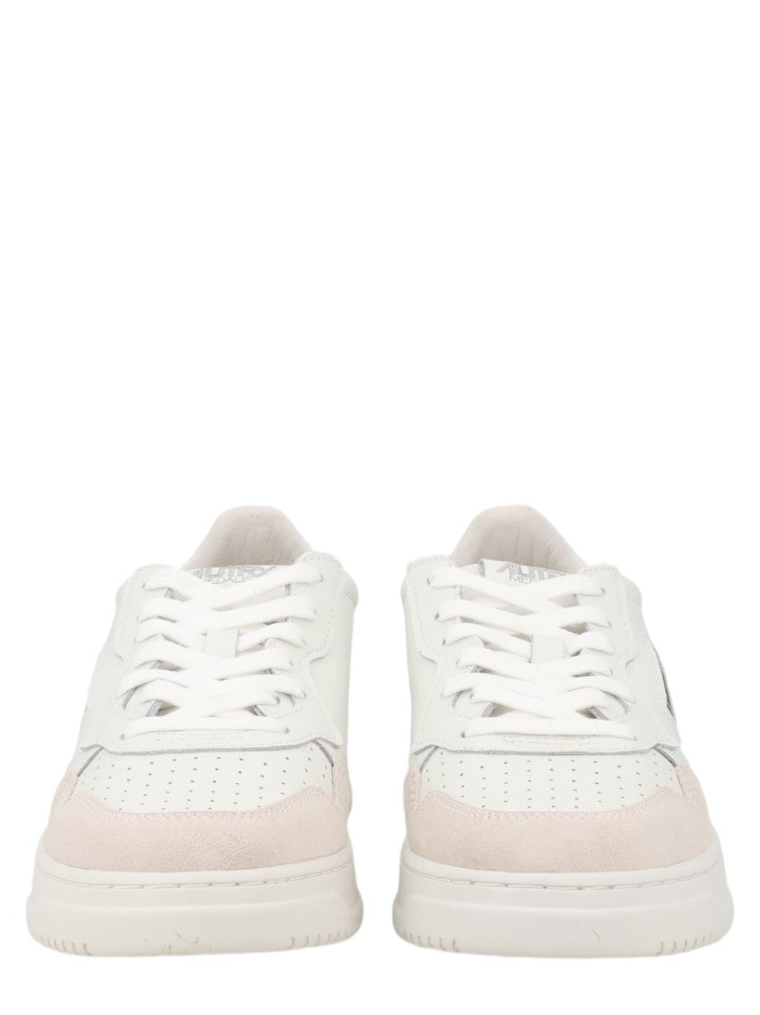 Autry Medalist Low Leather Suede Low-Top Sneakers