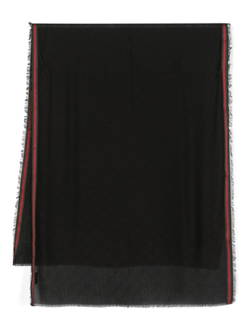 Gucci Gg Silk Cotton Stole