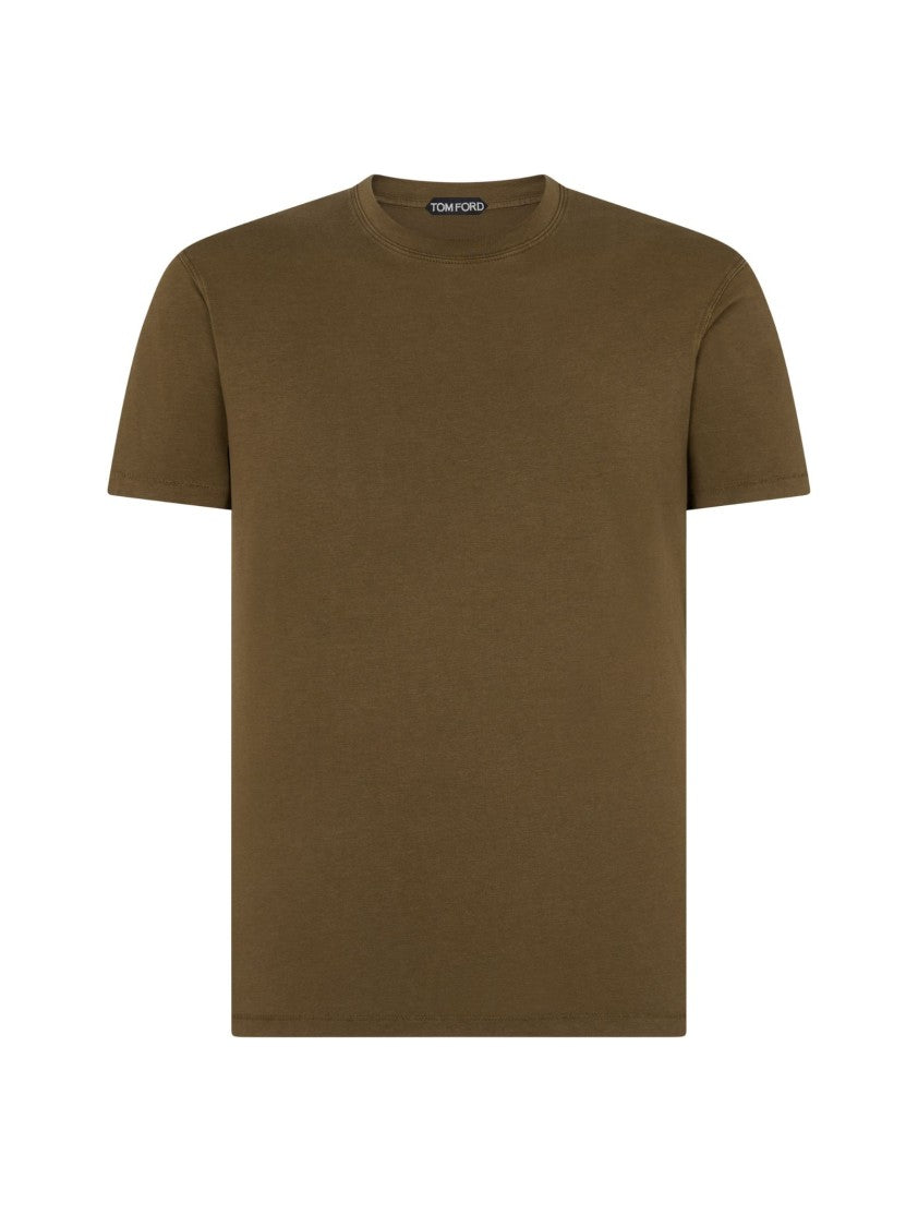 Tom Ford Green T-Shirt With Fabric Blend