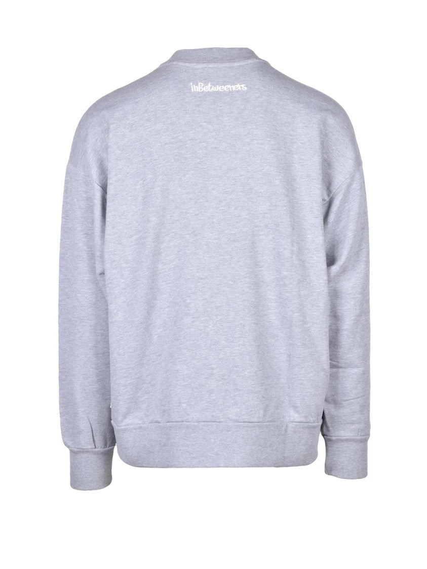 Inbetweeners Grey Crewneck Cotton Sweatshirt